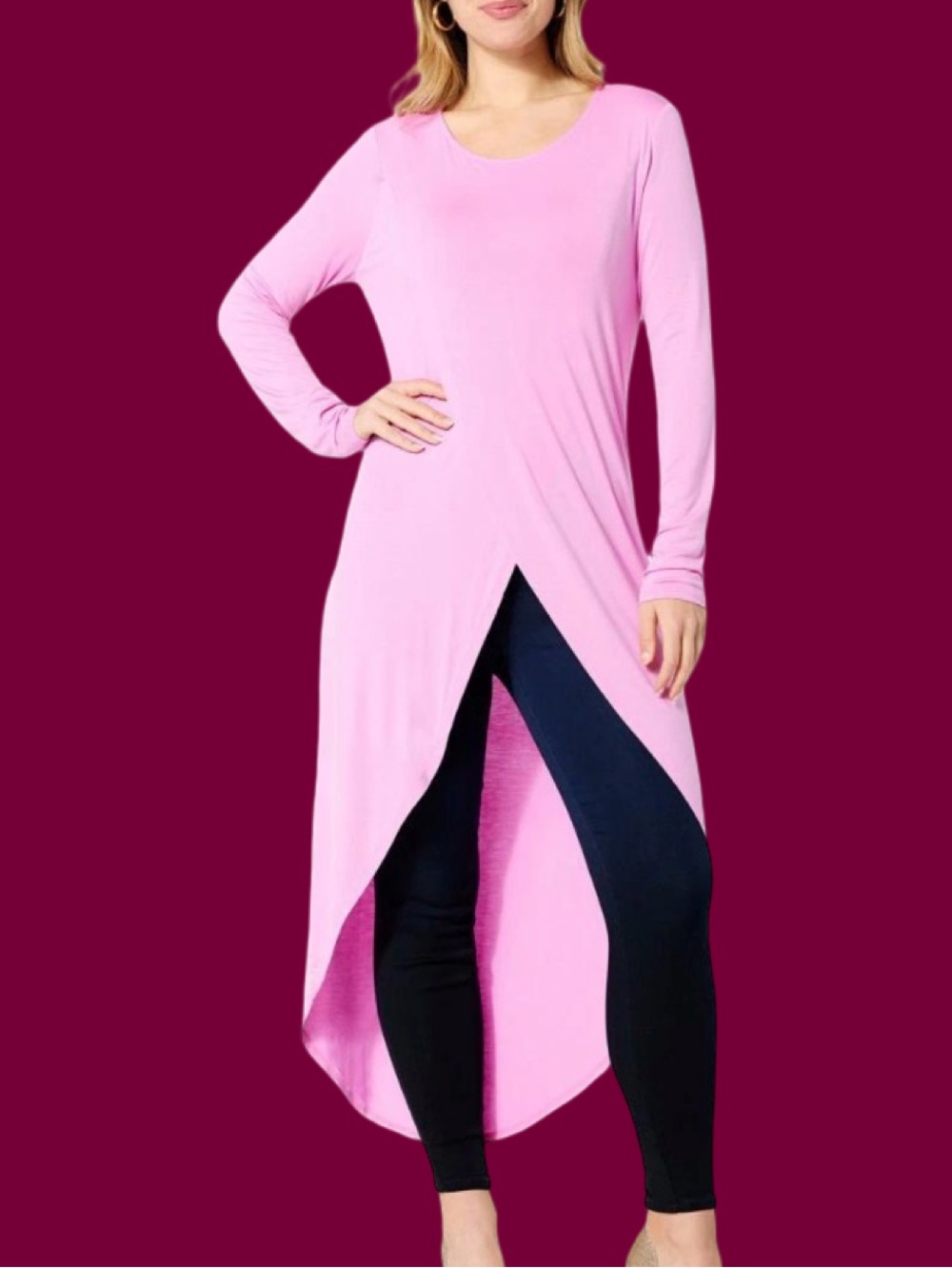 G by Giuliana Black Label EcoLuxe Tulip Hem Drama Top HSN